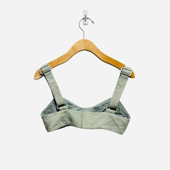 Lovers and Friends Roxanne Crop Top in Fern Green - Picture 6 of 8